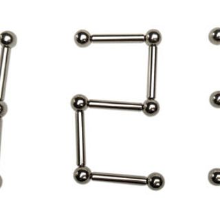 Nam châm xếp hình thông mình buckybars 36 thanh và 27 viên bi
