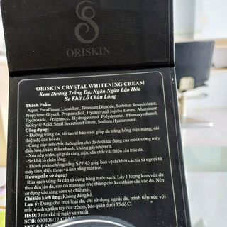 ORISKIN CRYSTAL WHITENING CREAM