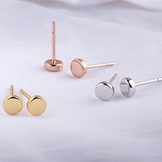 Thanh lý Bông tai bạc 925 Xi Vàng 18k Vàng trắng Vàng Vàng Hồng Lấy 150 tăng thêm 30 đôi bạc cùng loại và 50 bông tai thời trang Mua 150 tặng 80