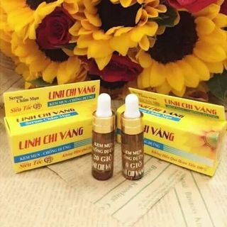 SERUM CHẤM MỤN SIÊU TỐC 20H LINH CHI VÀNG