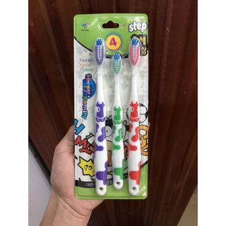 Set 3 Bàn Chải đánh răng cho trẻ em giá sỉ