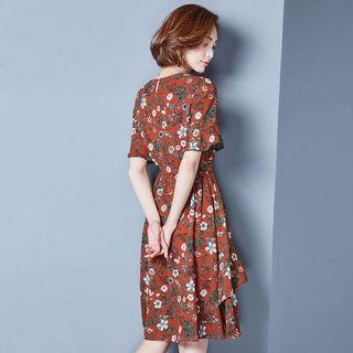Đầm Bông cổ V
