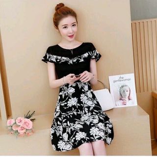 ĐẦM LỤA BÔNG PHỐI BÈO NGỰC
