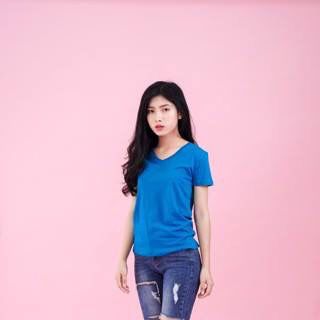 Áo thun cotton nữ trái tim