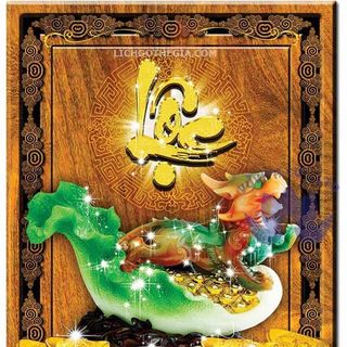 BÌA LỊCH GỖ PHONG THỦY TỲ HƯU LỘC