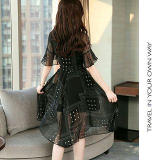 Đầm voan lụa mịm