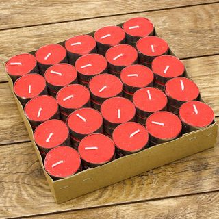 Hộp nến Tealight không khói hồngtímđỏ