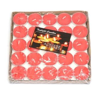 Hộp nến Tealight không khói hồngtímđỏ