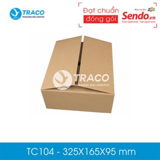 Combo 100 Hộp carton đối khẩu Tracobox - Mã TC104 - KT 325X165X95 mm giá sỉ