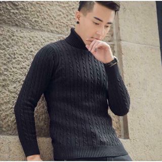 áo len cổ lọ lắn thừng