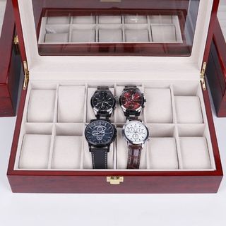 Hộp Đựng Đồng Hồ 12 Ngăn Bằng Gỗ