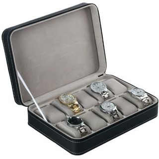 Hộp Đựng Đồng Hồ 10 Ngăn Kéo Khóa