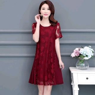 ĐẦM REN SUÔNG PHỐI HẠT