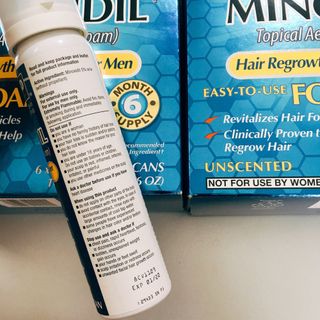 Set thuốc mọc tóc râu quai nón Minoxidil 5 nhập Mỹ - 6 chai