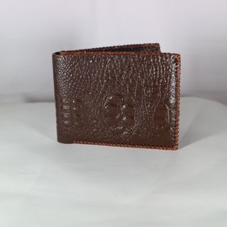 Ví nam da bò thật - dập vân cá sấu