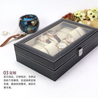Hộp Đựng Đồng Hồ 12 Ngăn Vỏ Da