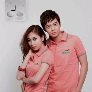 áo cặp cổ trụ