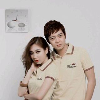 áo cặp cổ trụ