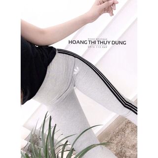 Quần legging a di das bản lưng cao che bụng