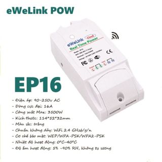 Công tắc WiFi thông minh giám sát điện năng tiêu thụ eWeLink EP16 giá sỉ