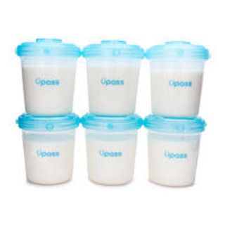 Cốc trữ sữa và thức ăn Upass