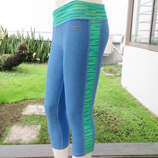 Quần lửng thể thao dáng ôm - XANH BIỂN
