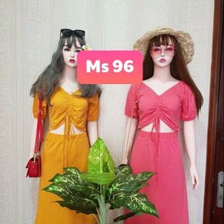 Đầm xòe hở eo