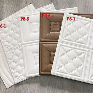 XỐP DÁN TƯỜNG GIẢ DA KT 60X60CM