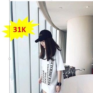 áo thun tay lỡ giấu quần