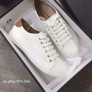 Giày sneaker basic trắng