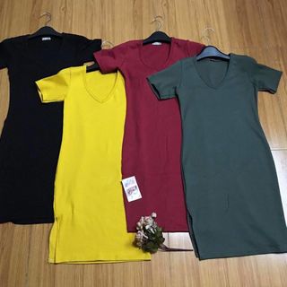 váy body len gân