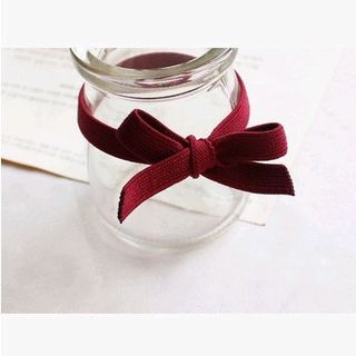 Cột tóc thắt nơ trơn