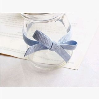 Cột tóc thắt nơ trơn