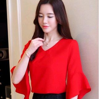 ÁO TAY LOE ĐAN DÂY SAU CỔ