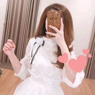 ĐẦM XÒE LÔNG VŨ ĐÍNH HOA