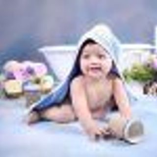 Khăn tắm Poemy có mũ cho bé