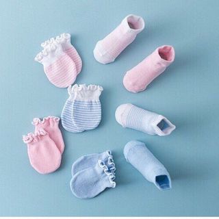 Set bao tay và tất cho trẻ sơ sinh