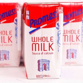 Sữa tươi tiệt trùng không đường Promess nguyên kem 200ml thùng 24 hộp