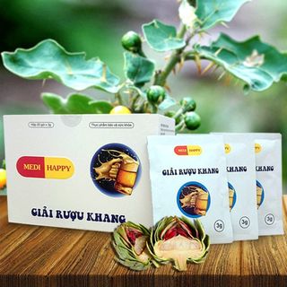 Thảo dược giải rượu bia thải độc gan Medi Happy