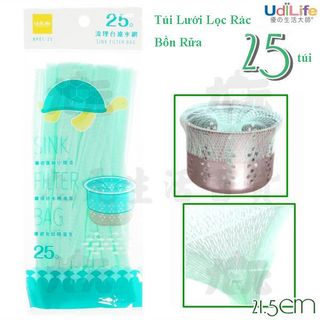Túi lưới lọc rác bồn rửa chén bịch 25 cái