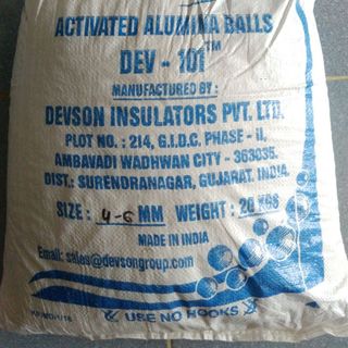 cung cấp hạt nhôm hoạt tính activated alumina Al2O3 xuất xứ Ấn Độ dùng cho máy sấy khí hấp thụ giá sỉ