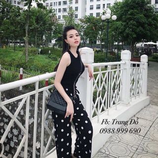 Set áo quần chấm bi