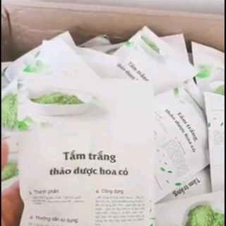 TẮM TRẮNG HOA CỎ
