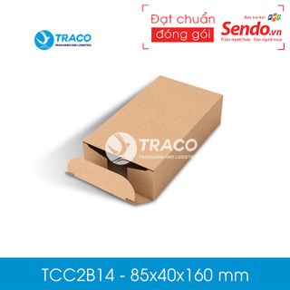 Combo 100 Hộp carton đối khẩu Tracobox - Mã TCC2B14 - KT 85X40X160 mm giá sỉ