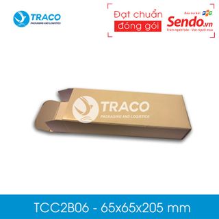 Combo 100 Hộp carton đối khẩu Tracobox - Mã TCC2B06 - KT 65X65X205 mm giá sỉ