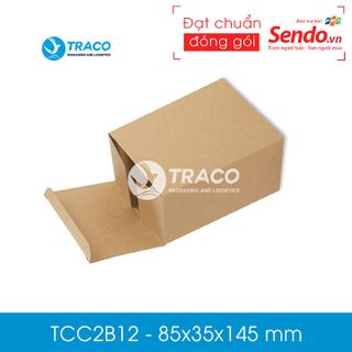 Combo 100 Hộp carton đối khẩu Tracobox - Mã TCC2B12 - KT 85X35X145 mm giá sỉ