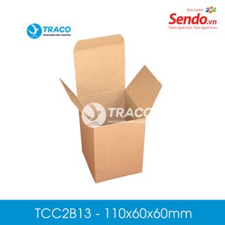 Combo 100 Hộp carton đối khẩu Tracobox - Mã TCC2B13 - KT 110X60X60 mm giá sỉ