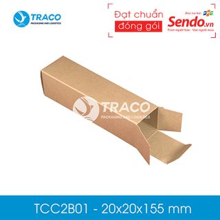 Combo 100 Hộp carton đối khẩu Tracobox - Mã TCC2B01 - KT 320X165X110 mm giá sỉ