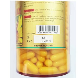 SỮA ONG CHÚA ROYAL JELLY SOFT GEL CAPSULES 1450MG