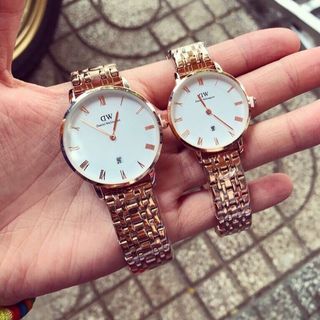 Đồng hồ Đw dây kim loai